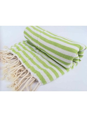 1001 El Dokuması Kök Boyalı Buldan Peştemal -%100 Organik Pamuk ve Bambu 95X175 Cm.plaj ve Banyo Havl