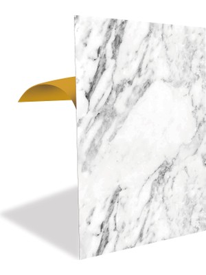 1001 Kendinden Yapışkanlı Beyaz Mermer Desenli Pvc Panel, Yapışkanlı Yer Zemin Kaplama, Duvar Kapla