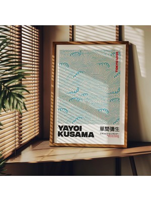 1001 Yayoi Kusama Çerçevesiz Poster, Modern Dekoratif Çerçevesiz Poster, Tablo, Yayoikusama-6, 21 x 3