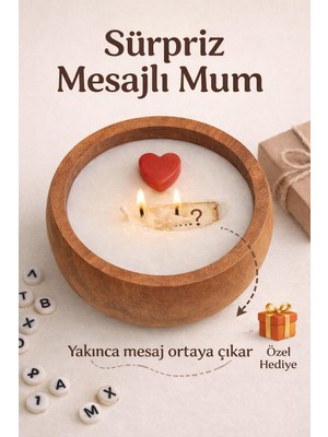 1001 Gizli Mesajlı Mum, Doğumgünü Hediyesi, Iyi Ki Doğdun Mesajlı Mum, Mum Yandıkça Ortaya Çık
