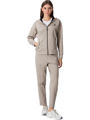 1001 Tommylıfe Indigo Kapüşonlu Gizli Cep Detaylı Standart Kalıp Eşofman Takımı, T10BY-95306