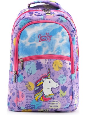 1001 Unicorn Tek Ana Bölmeli Kız Çocuk Ilkokul Çantası Mor, Standart, CPO4057, Mor Unicorn, Kız-Ç