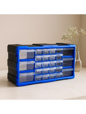 Ulu İthalat Yatay Monoblok Çekmece Seti 4'lü (49.7X15.7X25 Cm)
