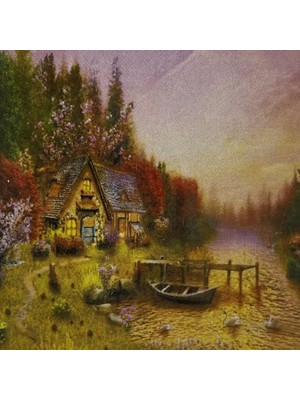 Elegantshop 5d Yapışan Boncuk Mozaik Tablo 30*40 cm L28
