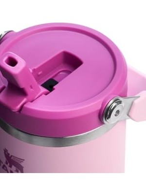 Skygo Revify Iceflow Flip Straw Tumbler Pipetli Termos Bardak, 0.89 Litre, Kiraz Çiçeği (Cherry Blossom)