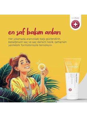 Skygo Revify Baby Shampoo, Yenidoğanlar Için Nazik Temizleyici, Göz Çevresine Uygun ve Konak Görünümünü Azaltmaya Yardımcı Bebek Şampuanı, 200 ml