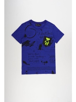 Doctor Junior Saks Erkek Çocuk Baskılı Comfort Fit T-Shirt