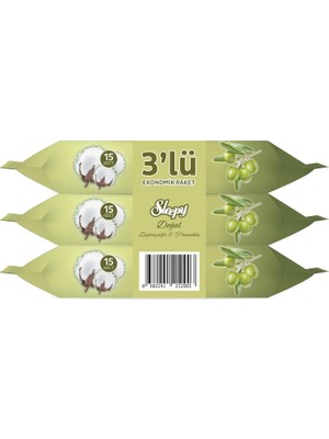 Skygo Revify Pamuk Zeytin Cep Mendili 12X3X15 (540 Yaprak)