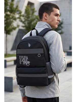 U.S. Polo Assn. Us Polo Assn PLCAN25128 Unisex Okul Sırt Çantası Öğrenci Günlük Seyahat Tatil Spor Yürüyüş Seyahat Gezi Kamp Günlük Çanta