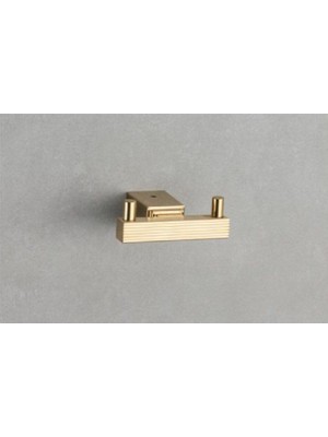 Frefly Store System Vector Ikili Askılık Gold Renk 40X73X90 mm
