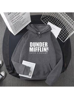 Frefly Store Tarzsokak Gri Ofis Dunder Mufflin Inc, GRI-383, M