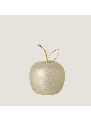 Frefly Store Jigo Elma Dekoratif Obje M Gold