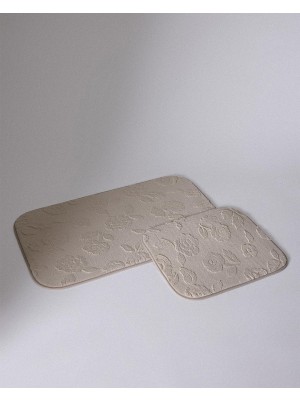 Frefly Store Frisson 2'li Banyo Paspası - Bej - 50X80 cm