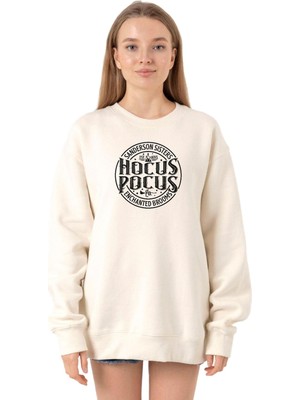 Frefly Store Tshirthane Hocus Pocus Sanderson Sisters Ekru Kadın 2ip Sweatshirt P21286S4248, Xs