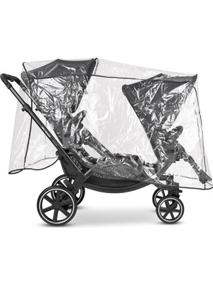 Frefly Store Abc Design Ikiz Bebek Arabası Yağmurluk - Ikiz Bebek Arabası Yağmurluğu (Abc Design "zoom" ile Uyumlu)