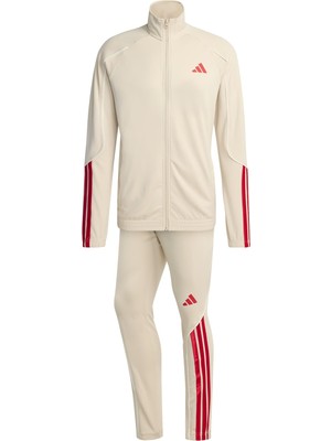 Frefly Store Adidas Stadium Erkek Krem Eşofman Takımı (KB6198)