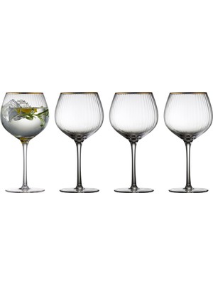 Frefly Store Lyngby Glas Palermo Gold Ginglas Kadeh 4 Adet 65 cl