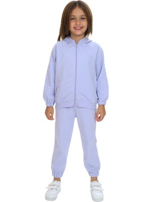Frefly Store Toontoy Kız Çocuk Kapüşonlu Eşofman Takım, Mavi, 2 Yaş