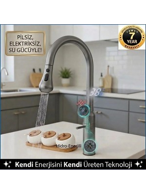 OEM Mutfak Evye Bataryası Dijital LED Ekranlı 3 Fonksiyonlu Spiralli Fiskiye Ithal 7 Yıl Garantili