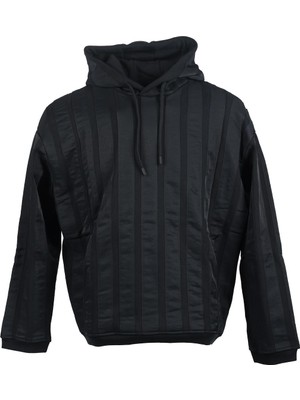 Frefly Store Erkek Logolu Dokuma Kumaş Normal Kalıp Lacivert Sweatshirt 6R1MCK 1JLXZ-0920