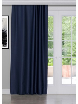 Gauze Fabric Design Blackout Karartma Özellikli Yüksek Kaliteli Fon Perde – Indigo