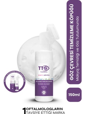 TTO Soft Göz Çevresi Temizleme Köpüğü 150 ml