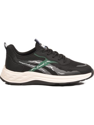 Voyager Erkek Memory Foam Hafif Esnek Taban Siyah Günlük Spor Ayakkabı Sneaker E275 M
