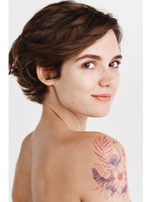 Artikel Flamingo Geçici Dövme,geçici Tattoo ,vücut Dövme,kol Bilek Dövme,boyun Dövme,sırt Dövme