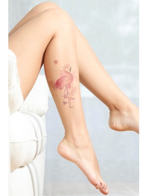 Artikel Flamingo -2 Geçici Dövme,geçici Tattoo ,vücut Dövme,kol Bilek Dövme,boyun Dövme,sırt Dövme