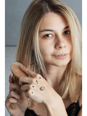 Artikel Uzay Geçici Dövme,geçici Tattoo ,vücut Dövme,kol Bilek Dövme,boyun Dövme,sırt Dövme