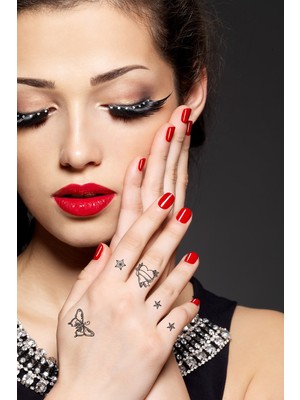 Artikel Şekilller -3 Geçici Dövme,geçici Tattoo ,vücut Dövme,kol Bilek Dövme,boyun Dövme,sırt Dövme