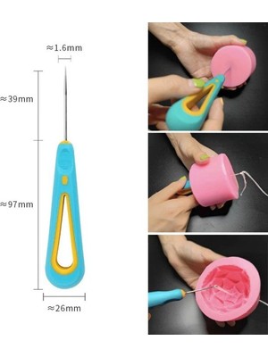 ElHobi Mum Fitili Geçirme İgnesi 1,6 mm - 1 Adet