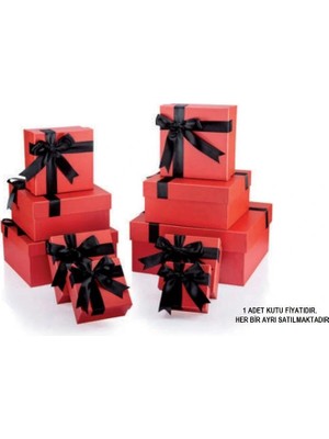 Gıpta My Red Kare Hediye Kutusu BX76240 A 100X100X60 mm