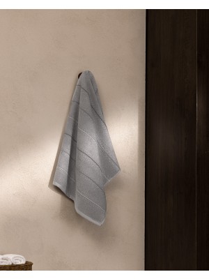 Madame Coco Celeste %100 Pamuk Yüz Havlusu - Gri - 50X80 cm