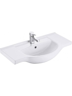 Serel Tezgahüstü Etajerli Lavabo 47X75 cm - 1843TDS110H
