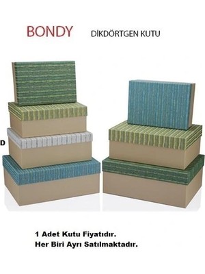 Gıpta Bondy Dikdörtgen Hediye Kutusu BX8041 D 210X285X115 mm - Tekli