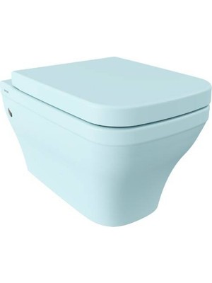 Bocchı Bocchi - Firenze Rimless Asma Klozet Mat Buz Mavisi - 1304-029-0128