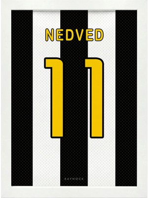 Kaynock Pavel Nedved Jersey, Futbol Forma, Tablo Dijital Tasarım Tablo Beyaz
