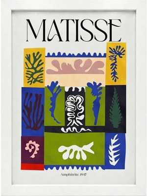 Kaynock Matisse 7, Henri Matisse, Modern, Contemporary Art, Sanat, Dijital Tasarım Tablo Beyaz