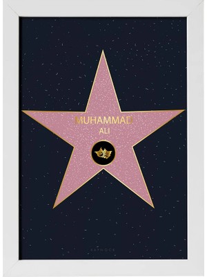 Kaynock Muhammad Ali, Goat, Boks, Poster Tablo Dijital Tasarım Tablo Beyaz