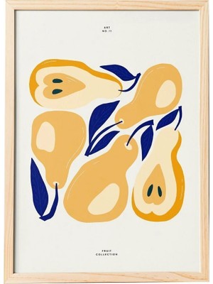 Kaynock Pear, Meyve, Minimal, Ev Dekorasyon, Mutfak Kafe Dekorasyon Poster Tablo