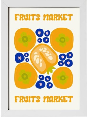 Kaynock Orange Pepper, Meyve, Minimal, Ev Dekorasyon, Mutfak Kafe Dekorasyon Poster Tablo