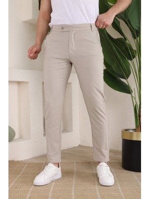 Buğrahayalin Erkek Slim Fit Dilli Kumaş Pantolon