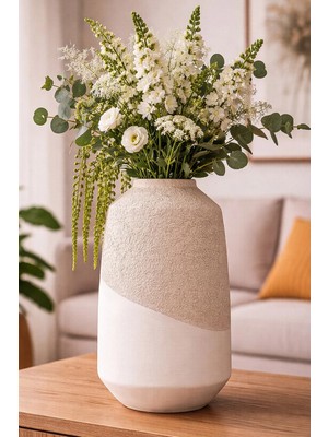 HMY Design Dekoratif Seramik Vazo El Yapımı Modern Ev Dekoru – Flosoft
