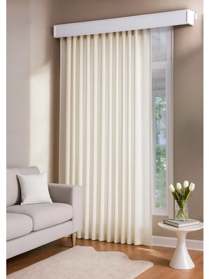 Gauze Fabric Design Saten Ekru Kalın Güneşlik Perde Yüksek Kaliteli Tül Perde Ile Uyumlu