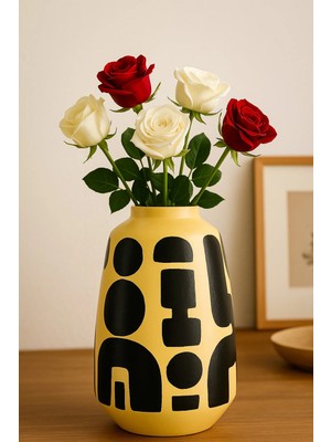 HMY Design Yellowen Handmade Dekoratif Seramik Vazo