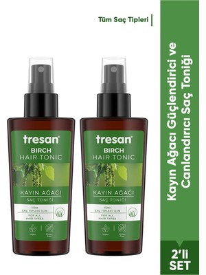 Tresan Kayın Ağacı Özlü Güçlendirici Ve Canlandırıcı Saç Toniği 125 ml X 2 Adet