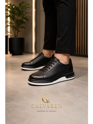 Calvaren Velar Z Hakiki Deri Erkek Sneaker Ortopedik Casual Ayakkabı