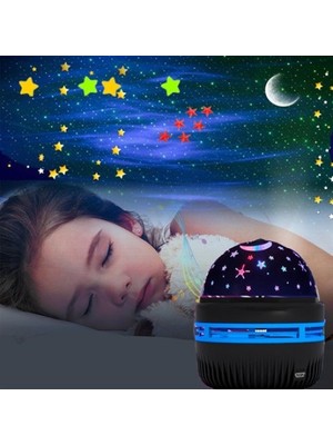 Marsilyan Mini Yıldız Işığı Gece Lambası
