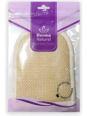 Bezos Naturel Ms-04 Örme Havlu Banyo Eldiven
